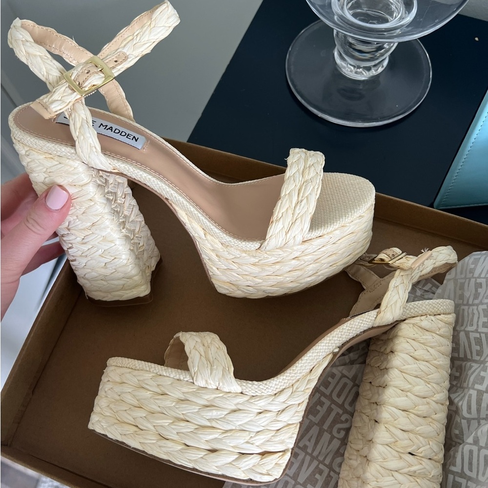 Steve Madden Tiera raffia